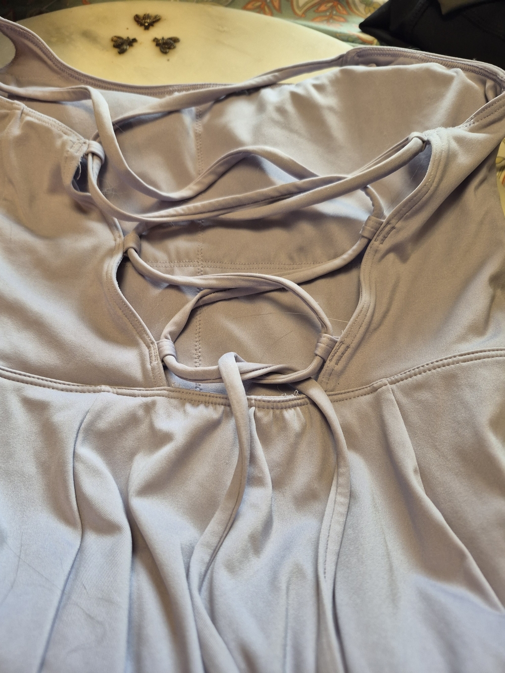 Holister Gilly Hicks Energize Active Lavender Strapy Dress Women Xs - Picture 5 of 6